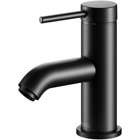 Keuco Waschtisch-Einhebelmischer 60 IXMO Soft Ausl. 94mm, o. Abl-Garnitur, sw matt