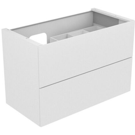 Keuco Waschtischunterschrank Edition 11 105x70x53,5cm, m LED, Strukturl. we