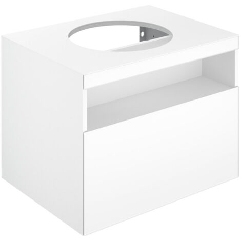 Keuco Waschtischunterschrank Stageline 65x55x49cm, Lac I m, Gl. I sat., o. El.