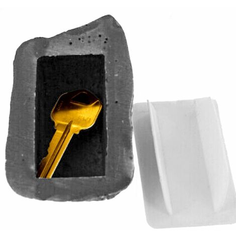 Key Cases Creative Resin Key Cases, Carved Stone Hideout Car Key Cases Stone Treasure Hunt