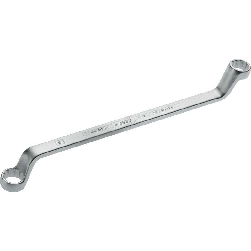Chiave a doppio anello 630-14X15 ∙ Profilo trazione con doppio esagono esterno ∙ ac 14 x 15 mm