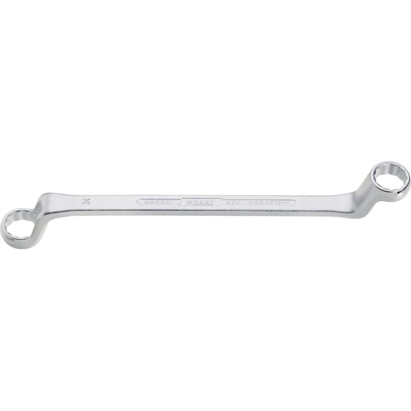 Chiave a doppio anello 630-17X19 ∙ Profilo trazione con doppio esagono esterno ∙ ac 17 x 19 mm