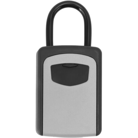 Key Lock Box Large Capacity Wall Mounted Resettable 4 Digit Key Storage Security Lockbox for House Keys