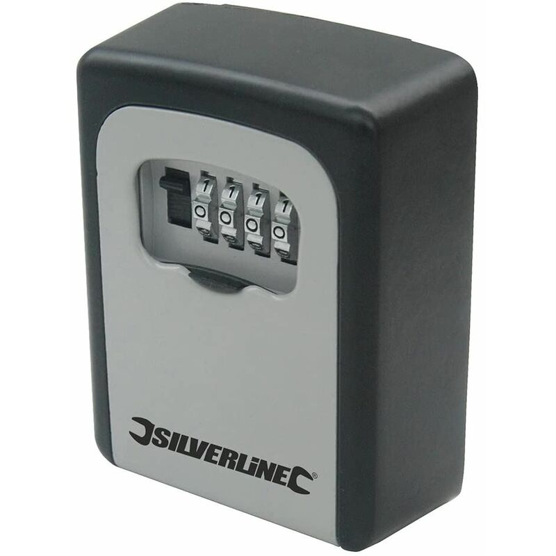 Silverline Key Safe Wall-Mounted 121 x 83 x 40mm 309218