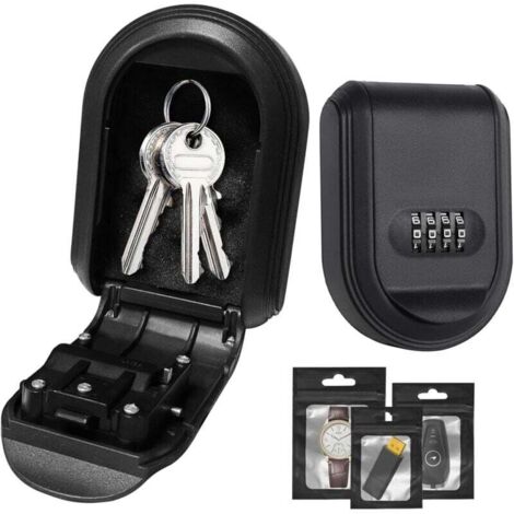 Key Safe with Code Encryption, Magnetic Suction, Large Capacity Waterproof Key Safe for Home, Garage, School, Office