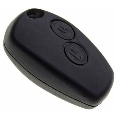 Key Shell without Blade Compatible with Dacia Logan, Sandero, Duster, Lodgy, Renault Trafic and Opel Vivaro 2-Button Remote Car Key Fob Case