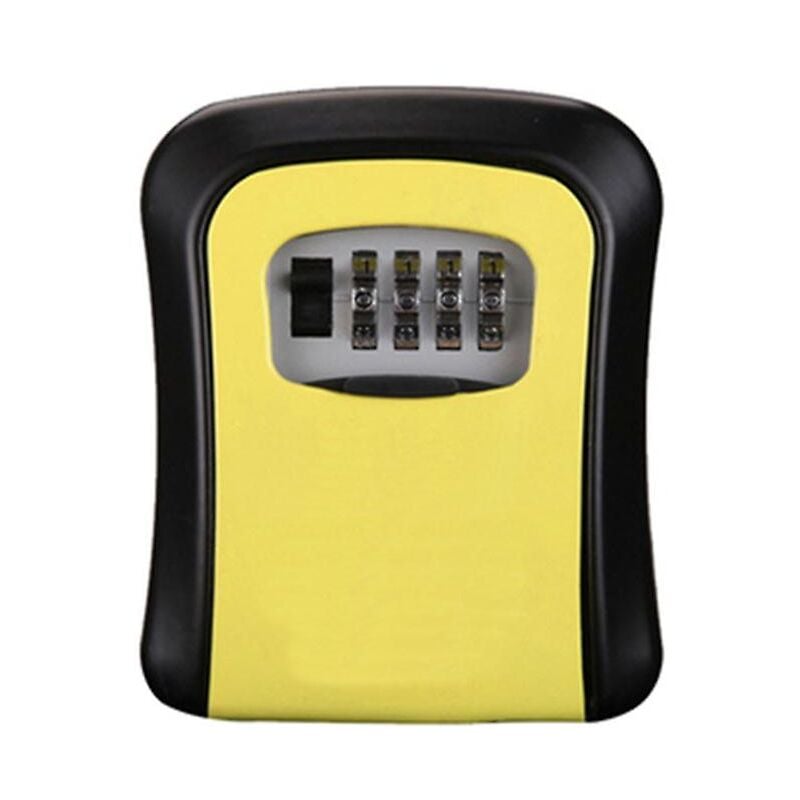 Coffre-fort de rangement pour clés, montage mural en alliage d'aluminium, combinaison à 4 chiffres, étanche, coffre-fort pour clés, rangement