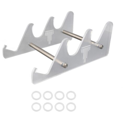 Keyboard Display Stand 3 Tier Acrylic Transparent Mechanical Keyboard Storage Holder Rack