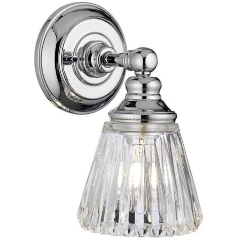 Keynes Applique 1 Luce Cromo Lucido IP44