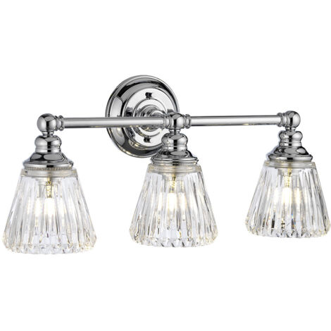Keynes Applique 3 Luci Cromo Lucido IP44