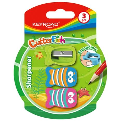 KEYROAD Spitzer für Kinder, 3 Stück, Fisch
