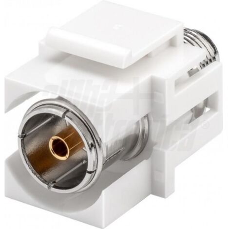 Keystone antenna tv iec femmina  con presa f alpha elettronica 96-135