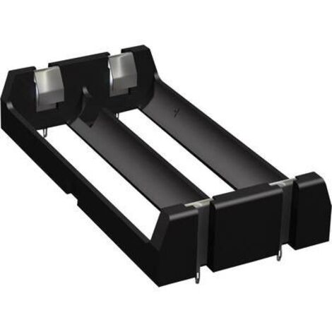 Keystone Electronics 1049 Portabatteria 2x 18650 Foro passante THT (L x L x A) 77 x 40 x 15 mm