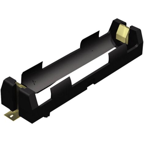 Keystone Electronics Porta-batteria Modello 18650 Nero profilo basso