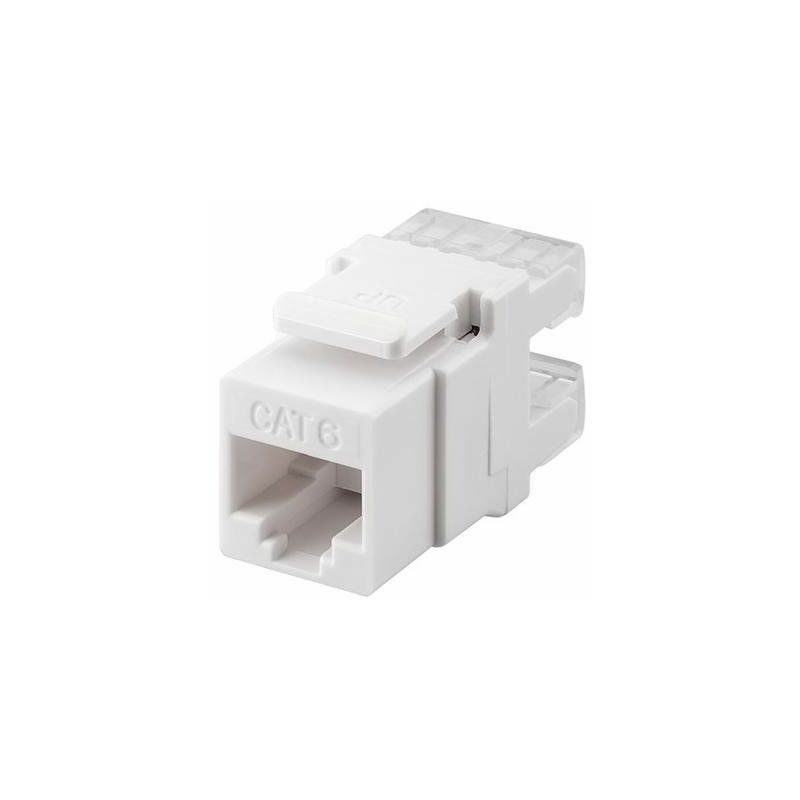 

Keystone RJ45 hembra a TB110 Cat 6 UTP Blanco