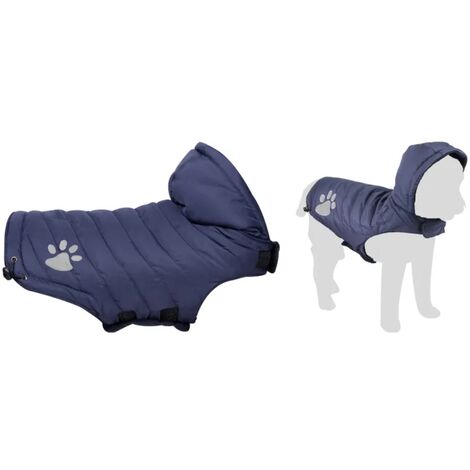 K&F ABRIGO PERRO HUELLA AZUL 30CM