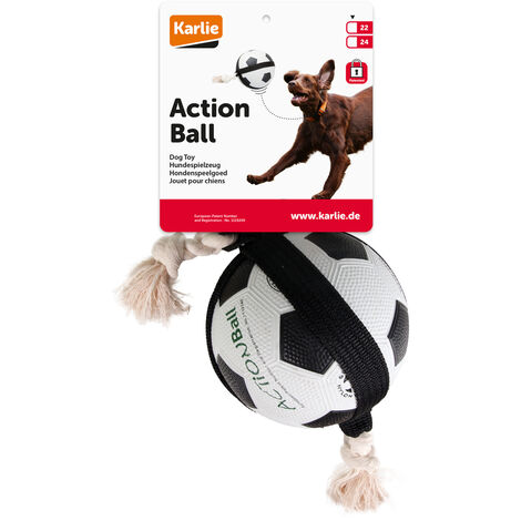 K&F ACTIONBALL FÚTBOL 12,5CM BLANCO/NEGRO