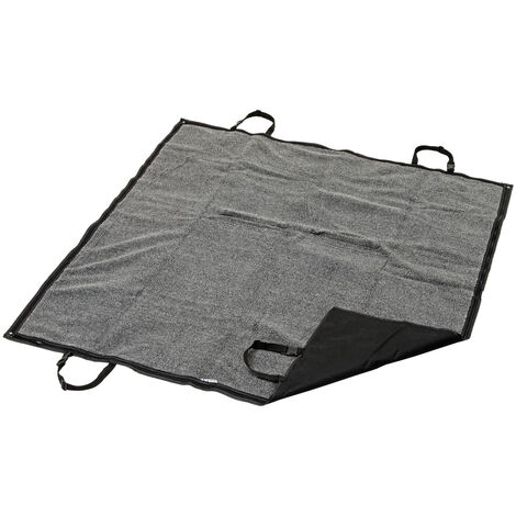 K&F MANTA ASIENTO COCHE CAR SAFE 4 ESTACIONES 150 X 145 CM NEGRO