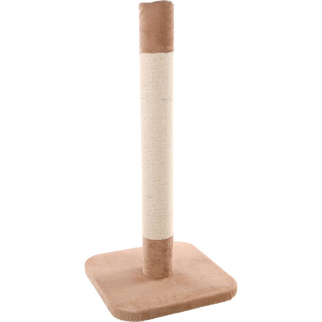 K&F RASCADOR POSTE PARA GATO GRANDE 56 X 56 X 119CM BEIGE