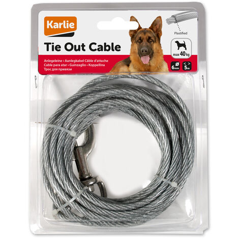 K&F SIRGA PLASTIFICADA, BLANCO, 5M 6MM 40KG