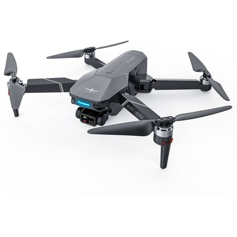 KF101 GPS RC Drone avec Caméra pour Adultes RC Drone avec Caméra 4K EIS Anti-Shake 3 Axes Gimbal Moteur Brushless 5G Wifi Antenne Vidéo FPV Quadcopter Smart Follow Mode Sac à Dos, Gris Foncé-EIS 1 Bat