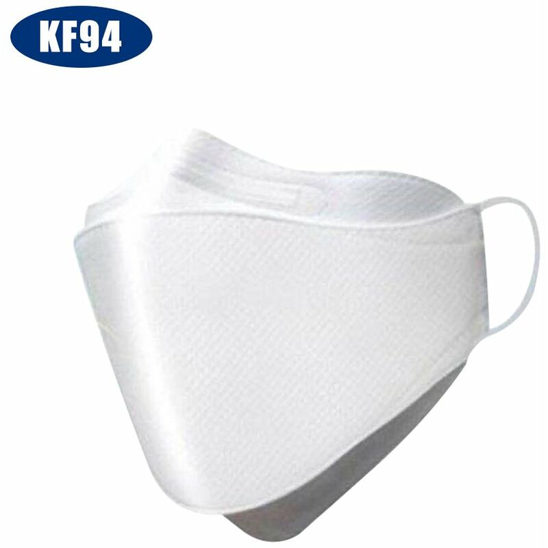 

KF94 Mascarilla facial Mascarilla de triple filtro 94% de filtracion Barra nasal adaptable Mascarilla protectora de 3 capas Mascarilla facial suave y