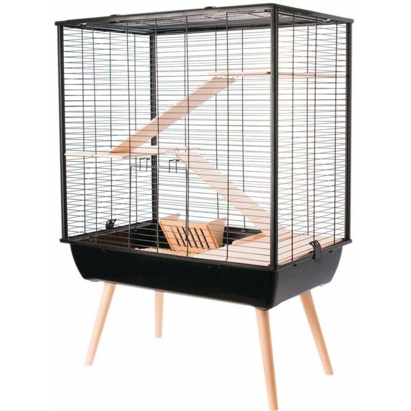 Zolux - Käfig Neo Cosy - Großes Gestell (77, 5 X 47, 5 X 109 Cm), Grau