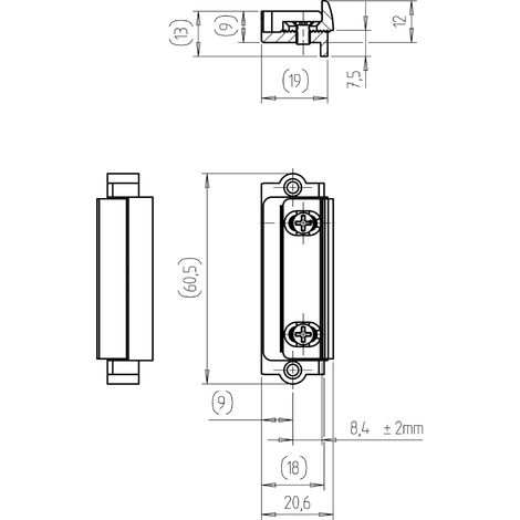 KFV Austauschstücke Falzluft 11 mm, Eurofalz 20 mm