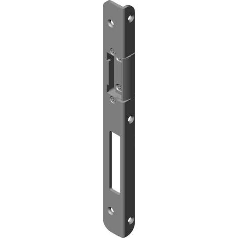 KFV HT-Mittelschließblech, rd, DL15-503E, WSB, f.Holz