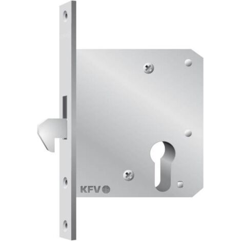 KFV ST-Einsteckschloss, PZW, D55, 24kt, DL/DR