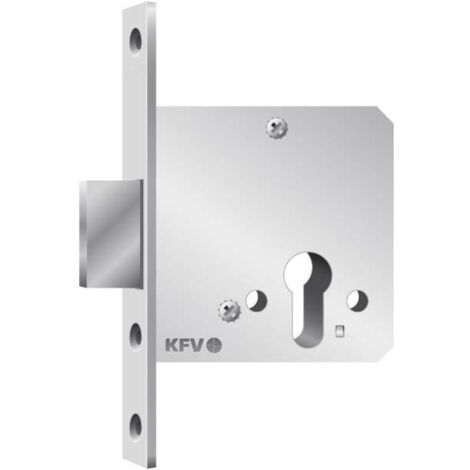 KFV ZT-Einsteckriegelschloss 211, PZ, D55, 20kt, DL/DR
