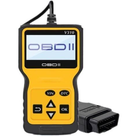 Kfz-Diagnosegerät zum Auslesen und Löschen von Motorfehlercodes, Gelb