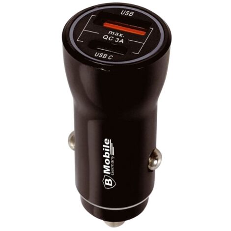 KFZ-Schnell-Ladeadapter – 12V mit USB und USB-C Port für zügiges Laden