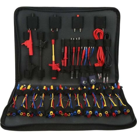 Kfz-Stromkreisprüfset, Multimeter, elektrische Prüfgeräte, Diagnosewerkzeuge, Drahtverbinder, Adapterkabel mit Tragetasche