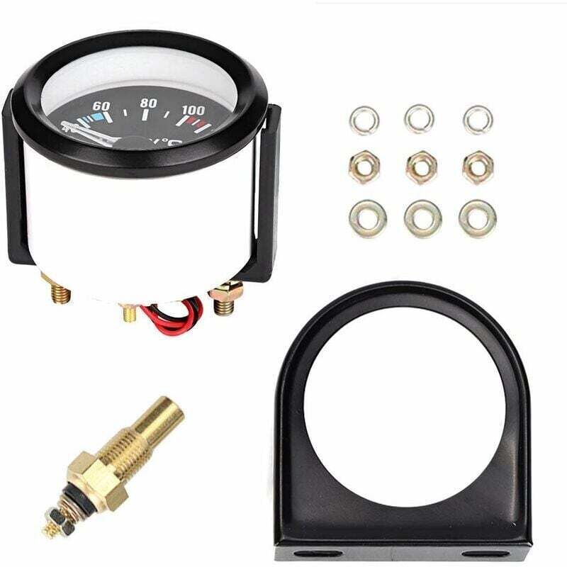 Image of Kfz-Wassertemperaturanzeige, Kfz-Wasserzähler, Manometer, Wassertemperaturanzeige, 2 Zoll (52 mm)