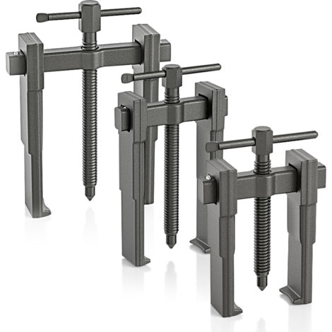 KFZ-Werkzeuge 3''/4''/6'' 2 Backen Lagerabzieher Set Zweibacken Zahnradlager 2 Arme Kugellager Auszieher Abzieher Kugellagerabziehe Polradabzieher 20-85mm