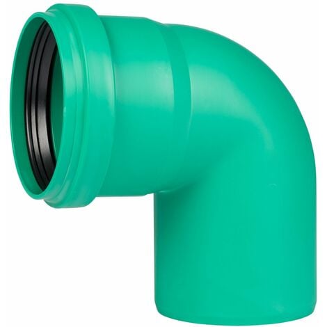 KG 2000 Bogen DN125/87° Abwasserrohr Abflussrohr Kanalrohr grün
