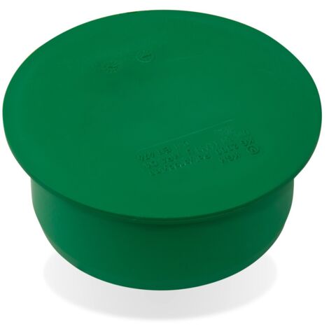 KG 2000 Muffenstopfen DN 125 Stopfen Abwasserrohr Abflussrohr Kanalrohr grün
