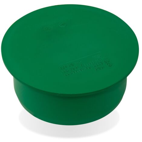 KG 2000 Muffenstopfen DN200 Stopfen Abwasserrohr Abflussrohr Kanalrohr grün