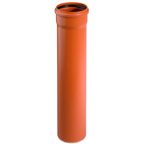 KG-Abwasserrohre PVC 125 mm x 50 cm