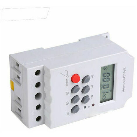 KG316T-II Intelligent Electronic Timer Switch Commutateur De Contrôle du Temps De Micro-Ordinateur 220VAC 30A Haute Courant