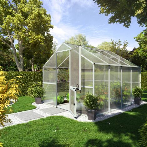 KGT Gewächshaus "Enzian IV", pressblank, 8 m², 6 mm HKP