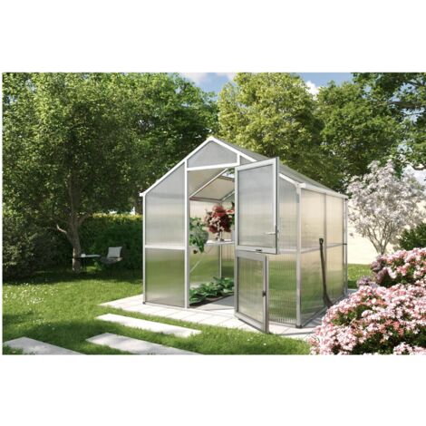 KGT Gewächshaus "Iris II", pressblank, 5 m², 16 mm HKP