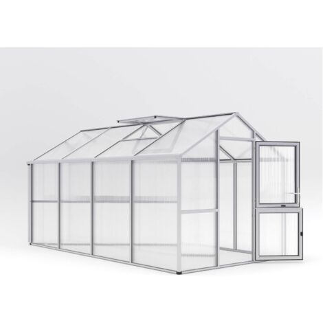 KGT Gewächshaus "Iris IV", pressblank, 10 m², 16 mm HKP