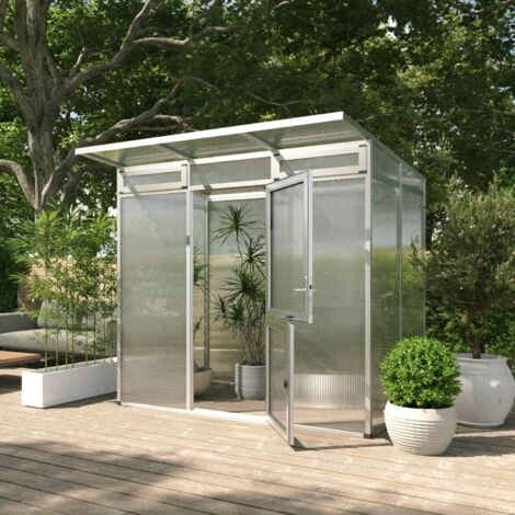 KGT Gewächshaus "Santini II small", pressblank, 3,5 m², 16 mm HKP