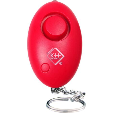 kh-security Allarme tascabile Rosa con LED 100137