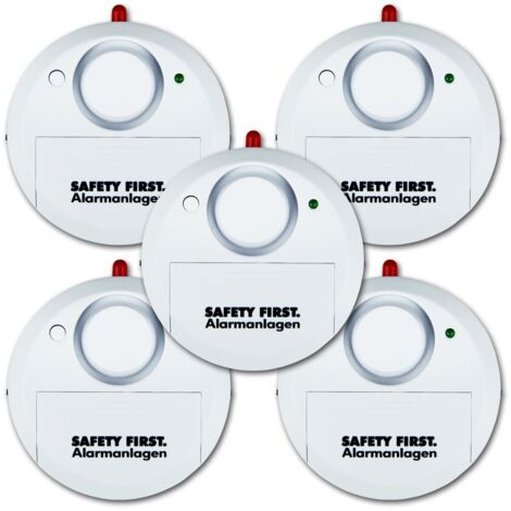 kh security, Set di allarmi anti rottura vetro, 5 pz., 100161set5