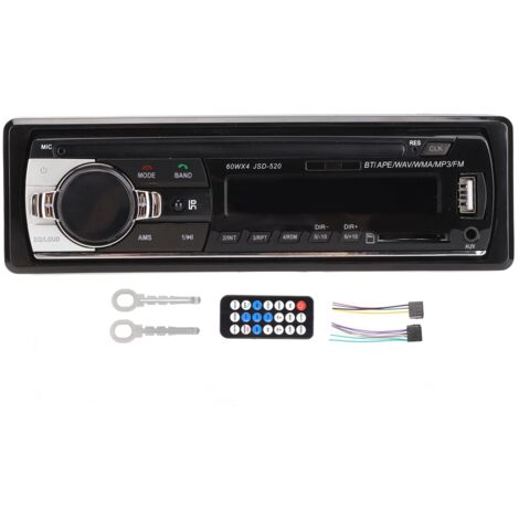 KI-Autoradio mit Sprachsteuerung, LED-Display, zwei USB 2.0-Anschlüssen für Freisprecheinrichtung und Autoradio-Empfänger zum Musikhören