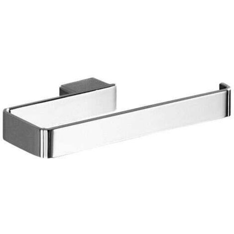 Kiamami Valentina – Porte-serviettes de bain carré moderne – Fixation murale – Laiton brillant – Largeur 20,3 cm – Hauteur 2,4 cm – Profondeur 9,8 cm