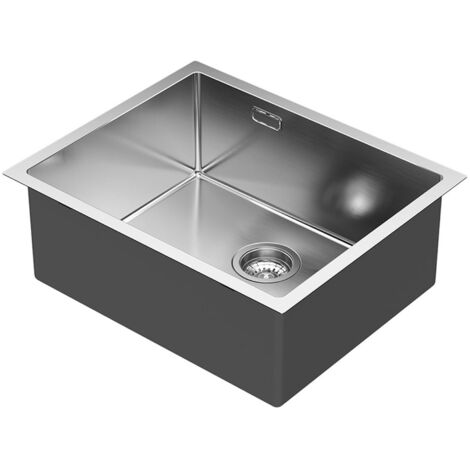 Kibath Fregadero SOLUT acabado cepillado fabricado en acero inoxidable